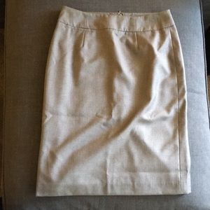 Light Gray Calvin Klein Pencil Skirt - Size 2